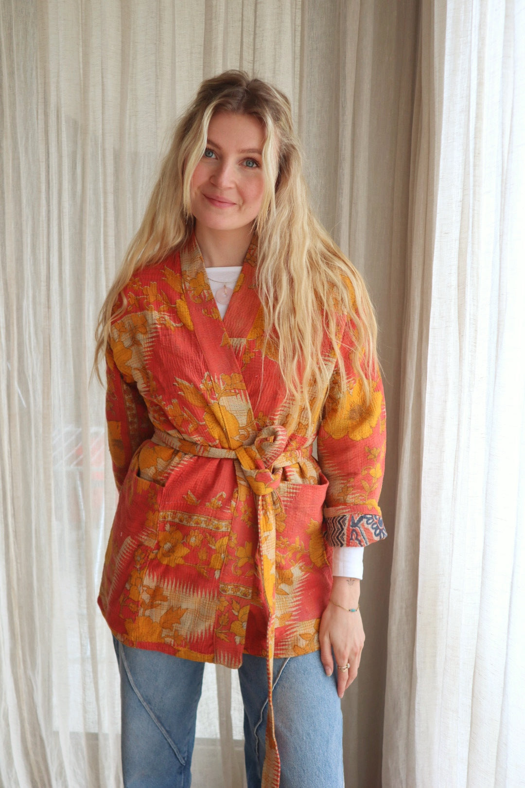 Kantha kimono NO.16
