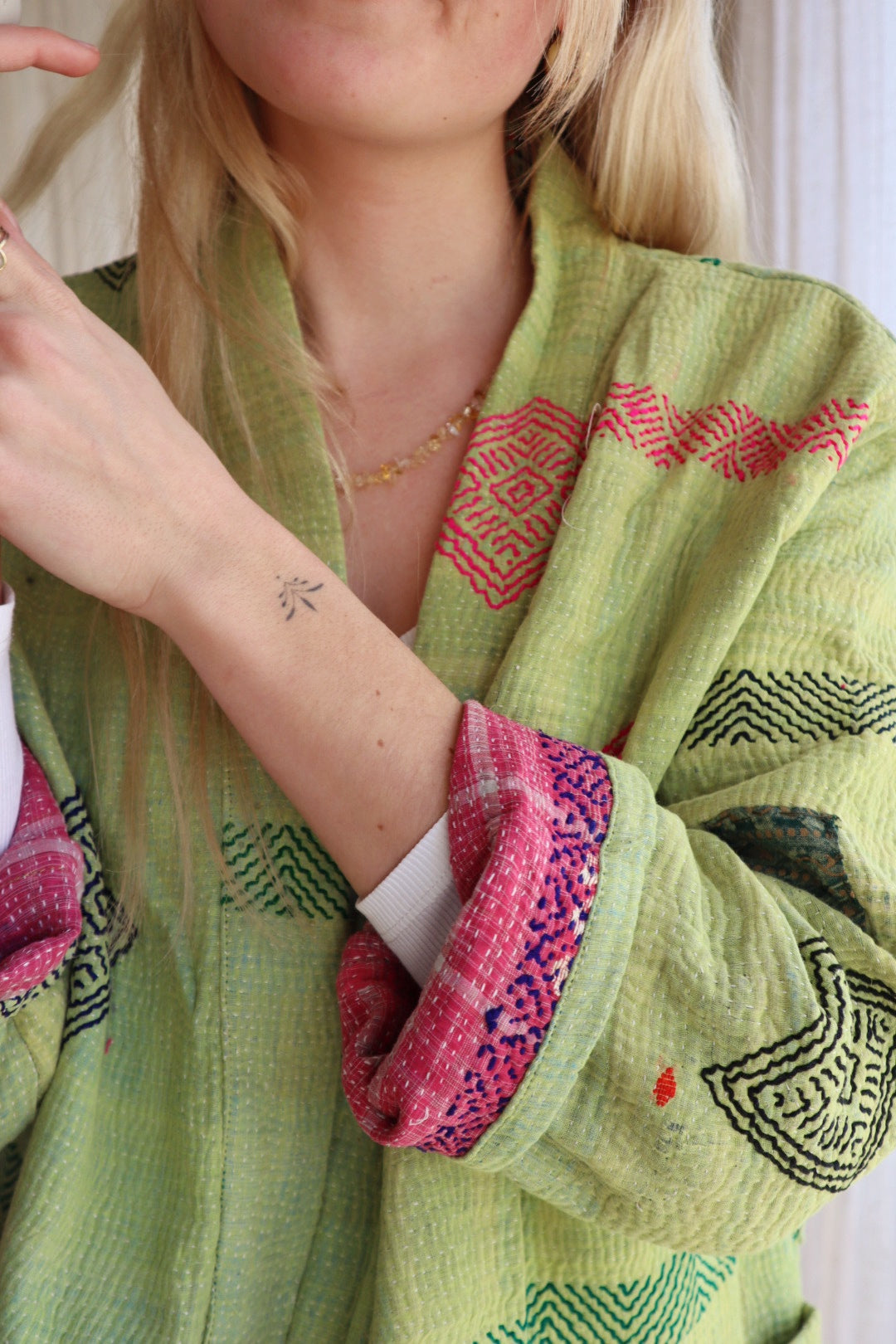 Kantha kimono NO.8