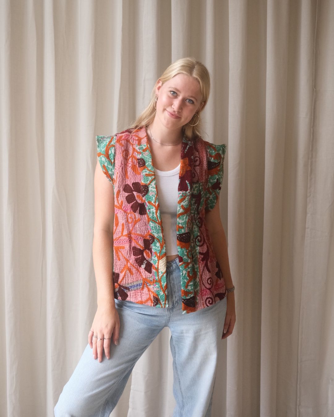 Suzani gilet NO.3