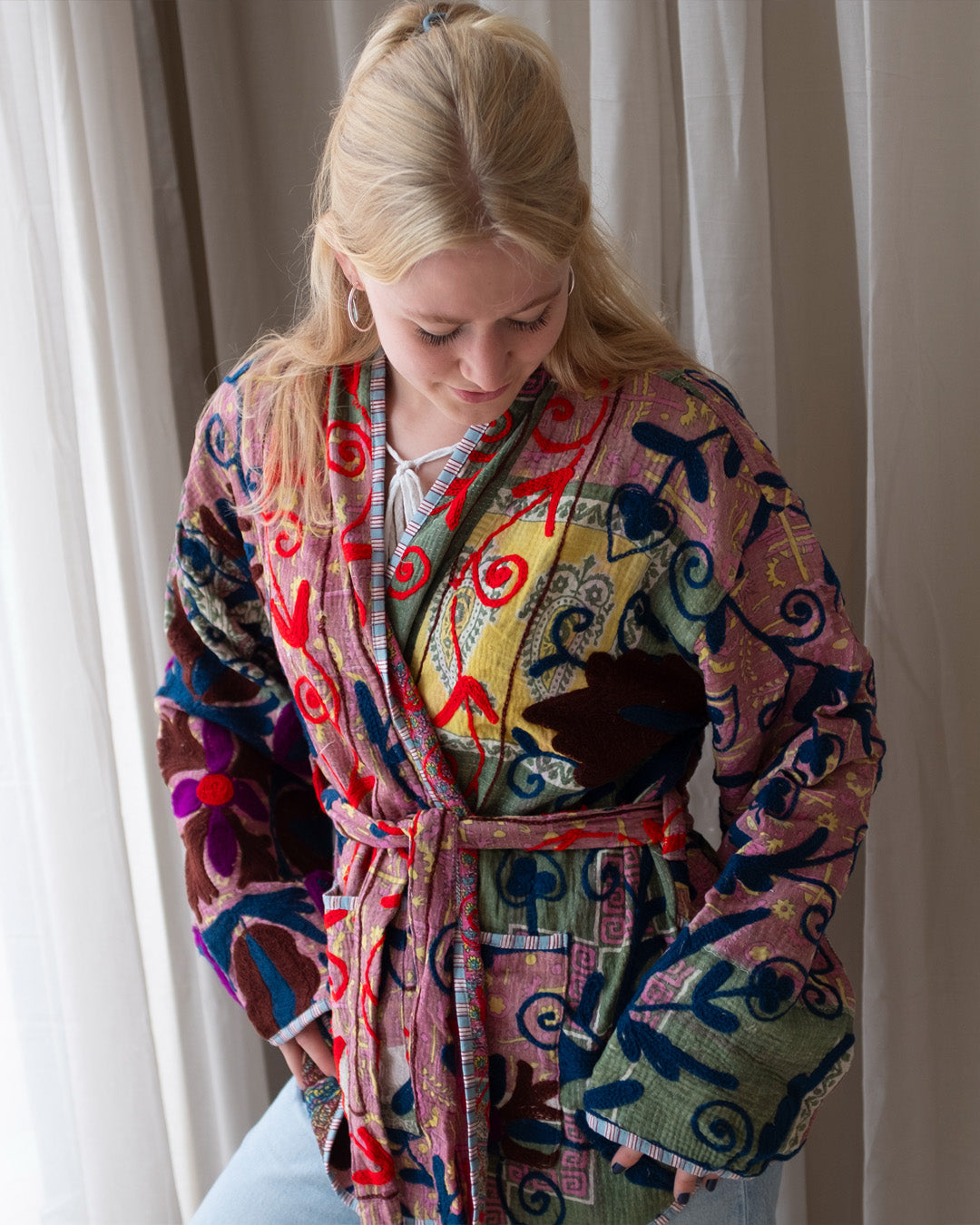 Suzani kimono NO.24