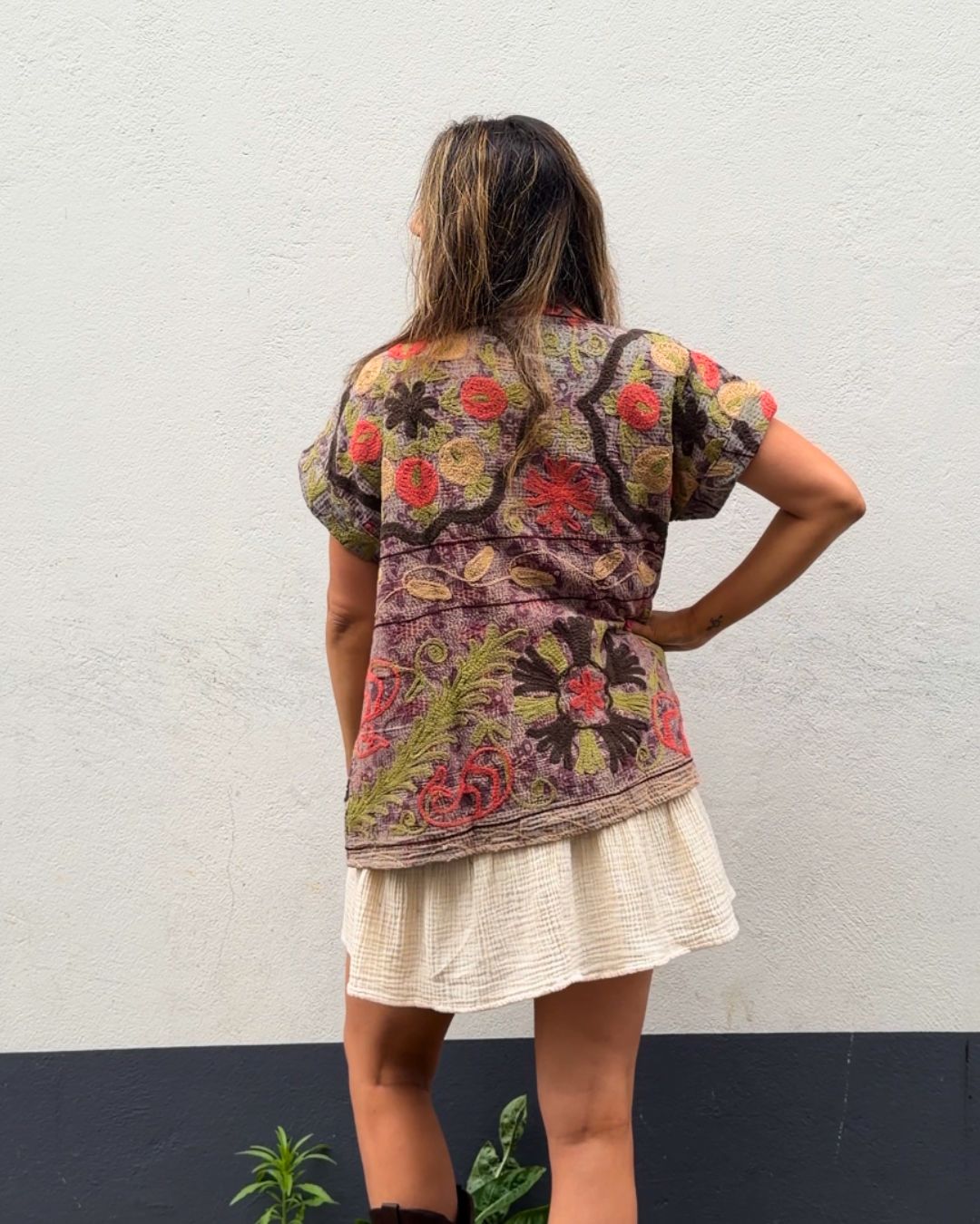 Suzani gilet NO.6