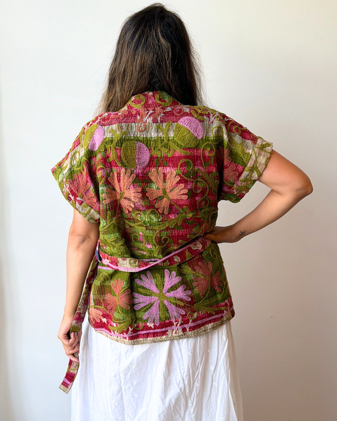 Suzani gilet NO.14