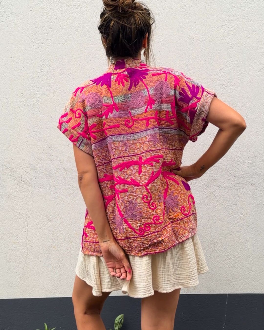 Suzani gilet NO.7