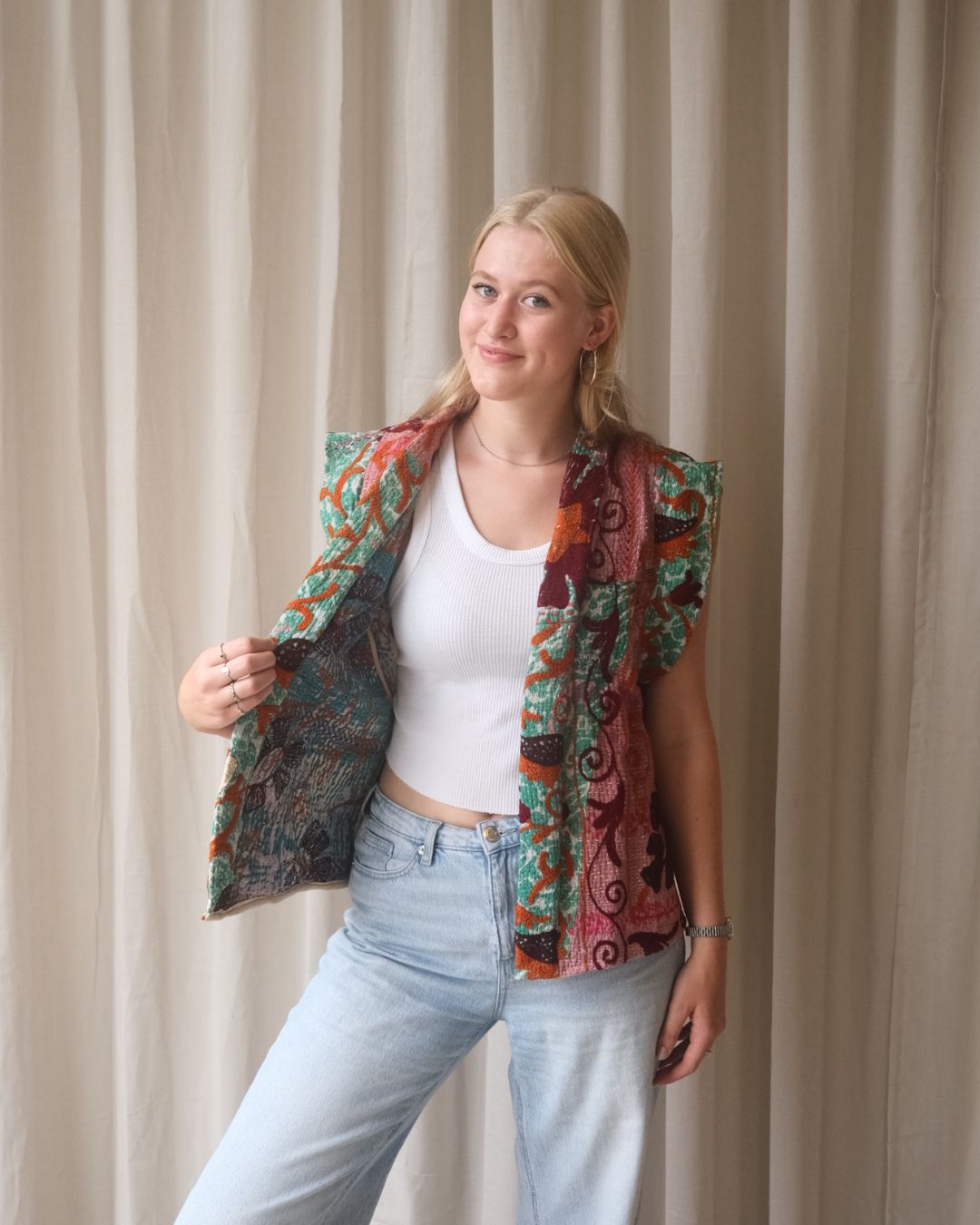 Suzani gilet NO.3