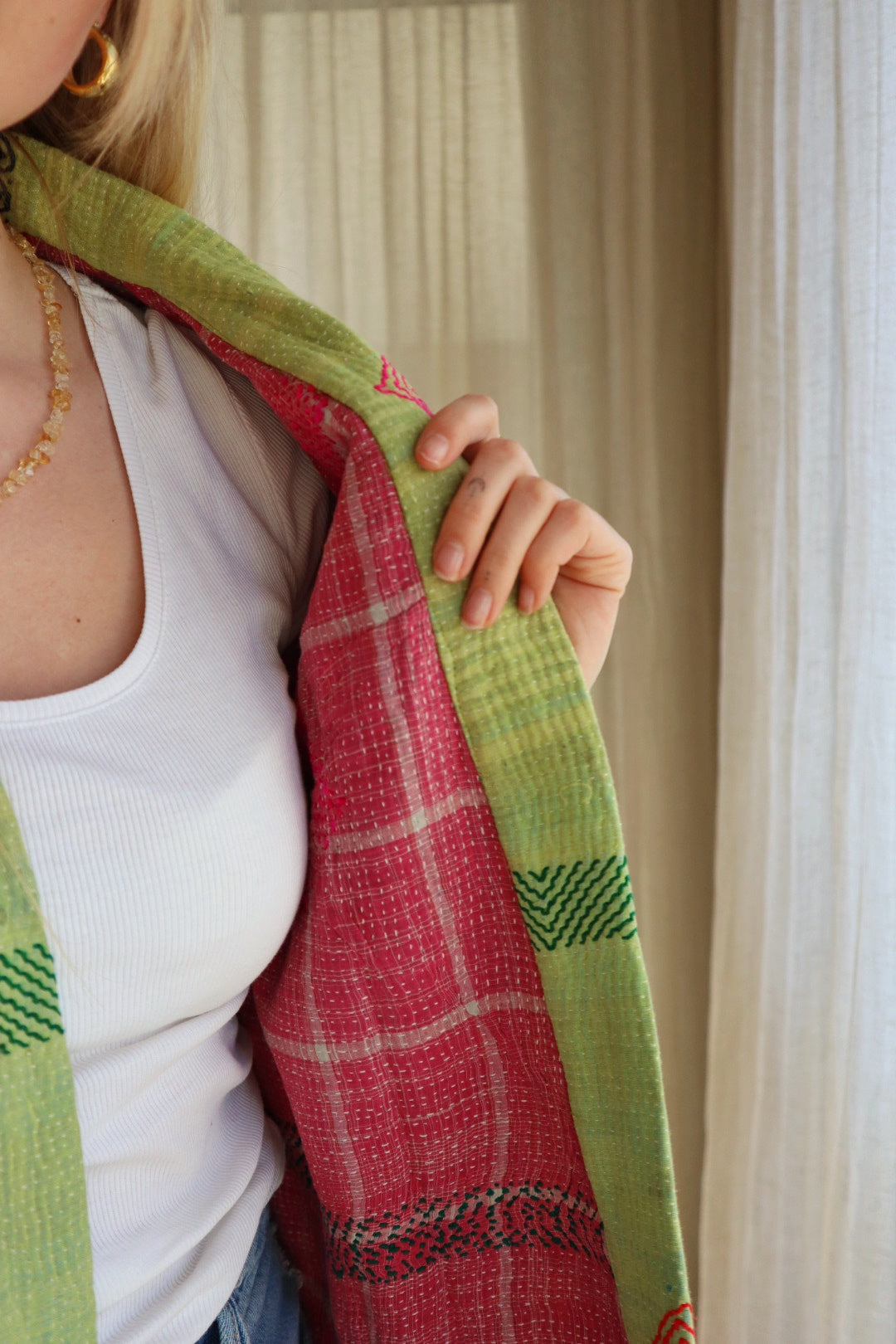 Kantha kimono NO.8