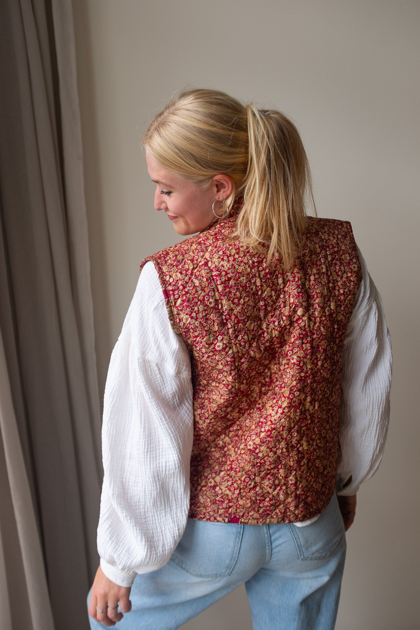 Silk gilet NO.12