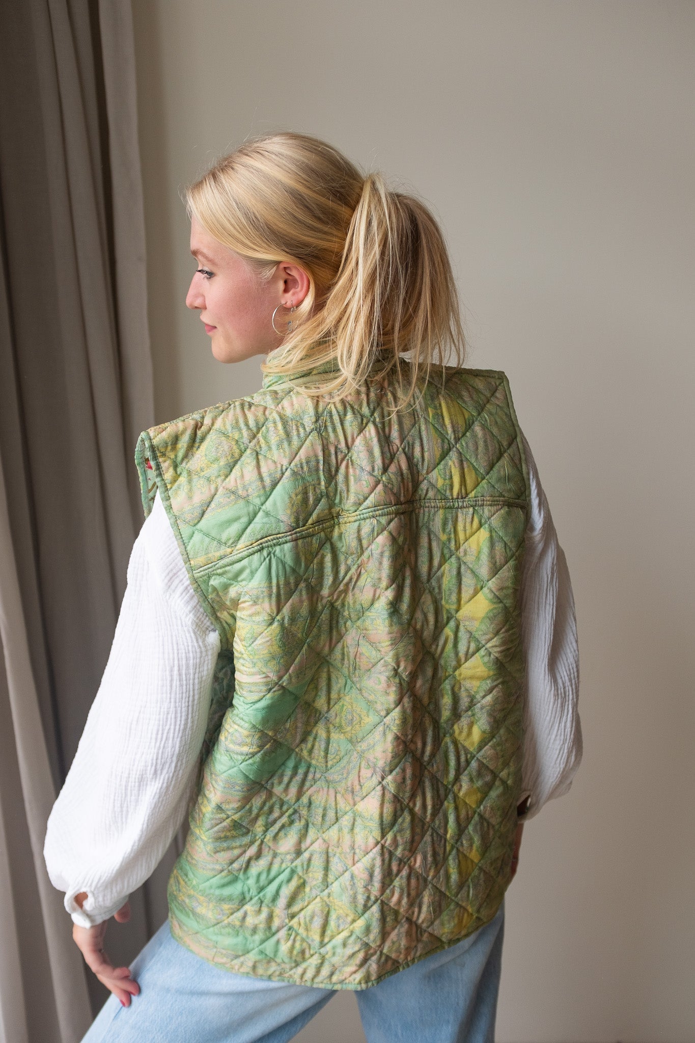 Silk gilet NO.14