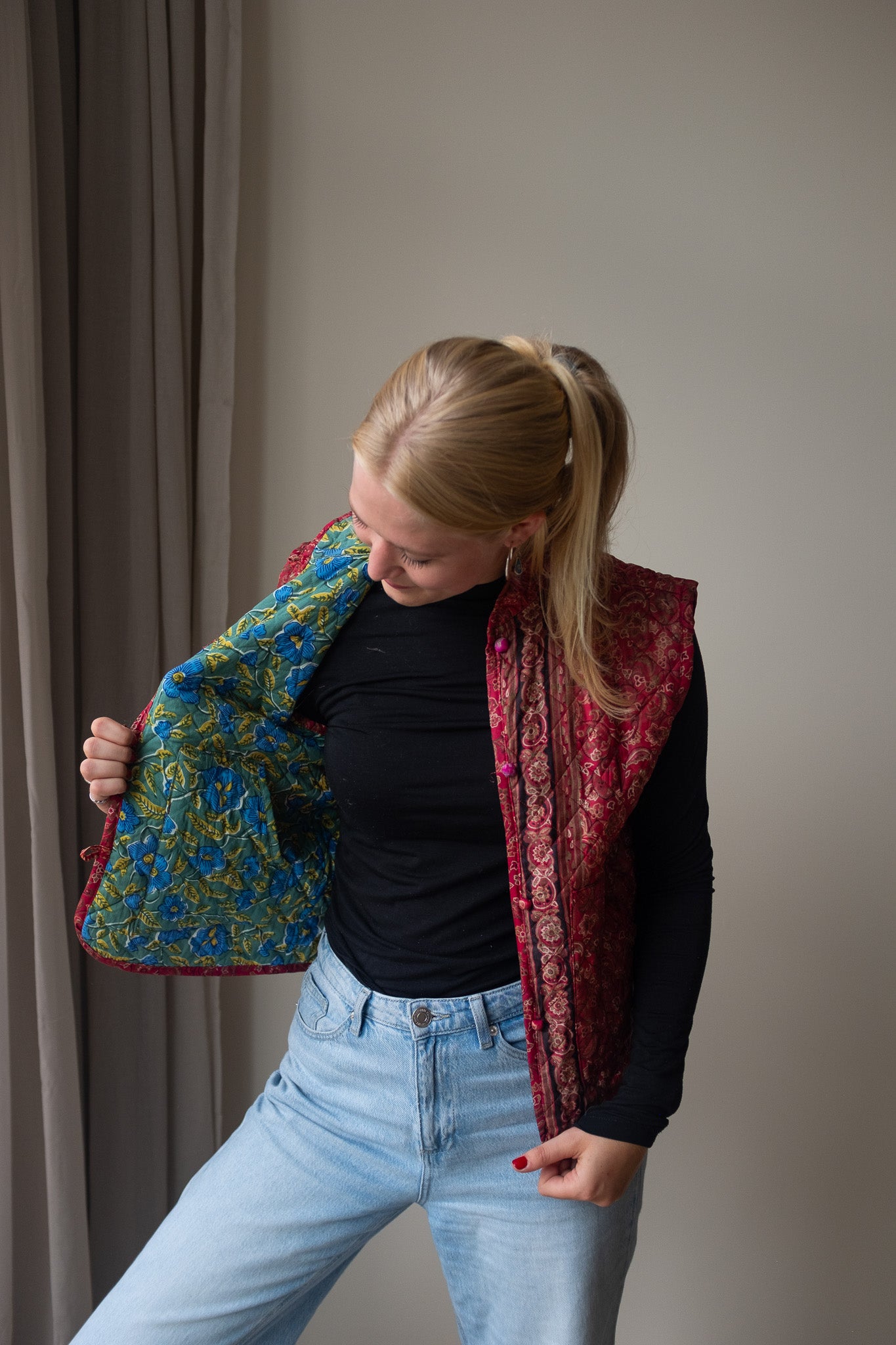 Silk gilet NO.20
