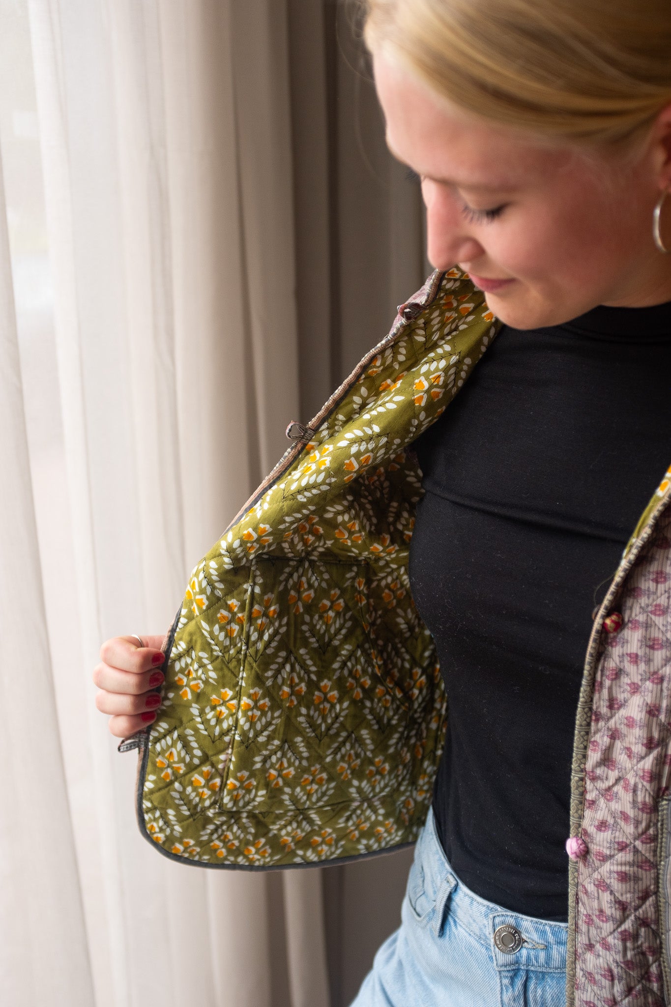 Silk gilet NO.25