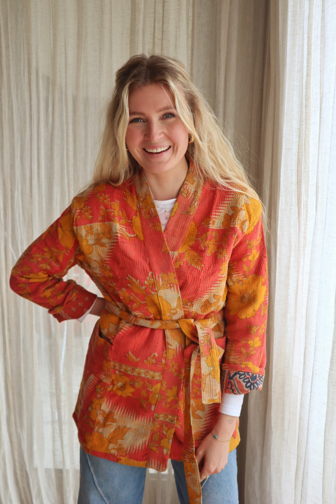 Kantha kimono NO.16