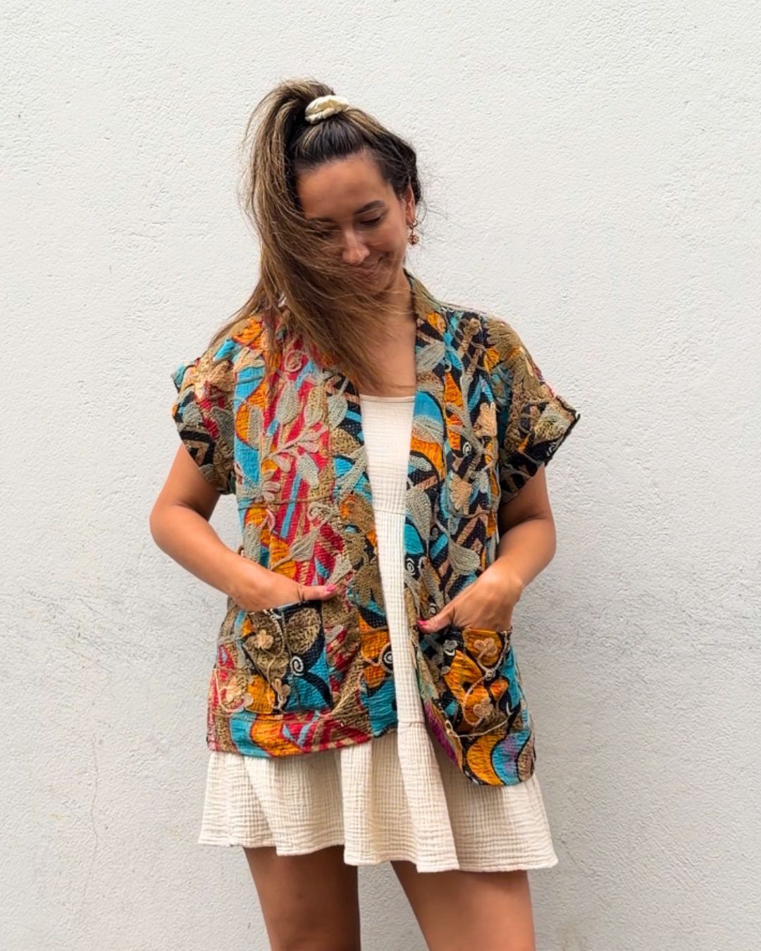 Suzani gilet NO.3