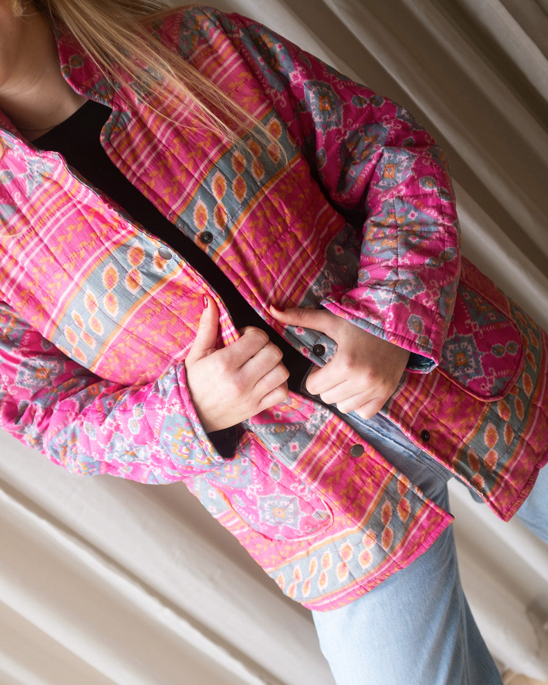 Silk Sari jas NO.13