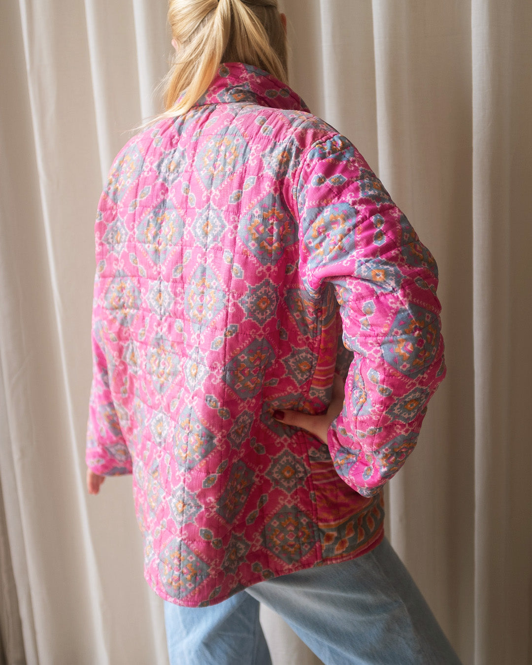 Silk Sari jas NO.13