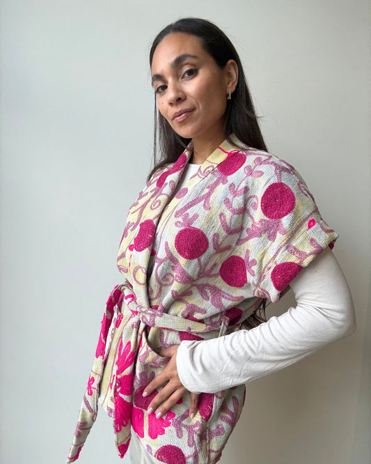 Suzani gilet NO.2