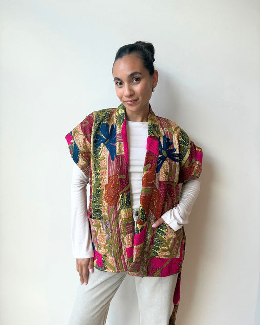 Suzani gilet NO.7