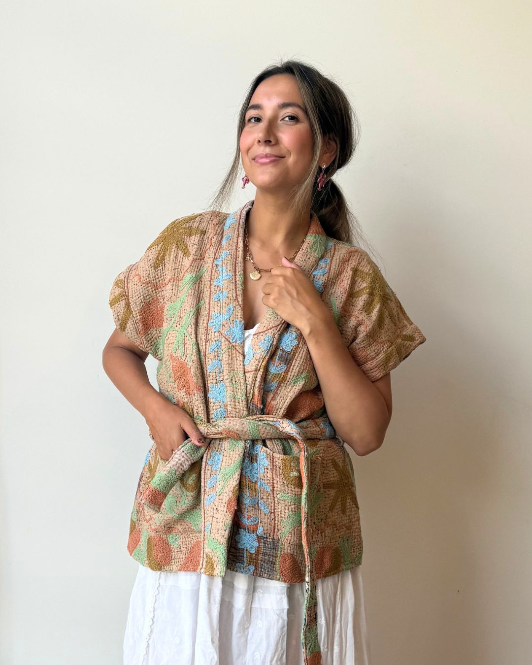 Suzani gilet NO.11
