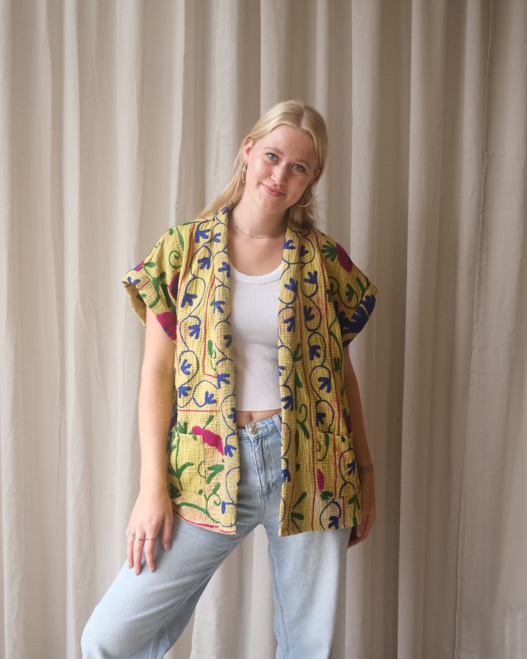 Suzani gilet NO.4