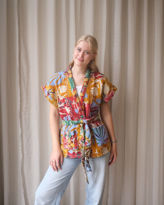 Suzani gilet kimono NO.10