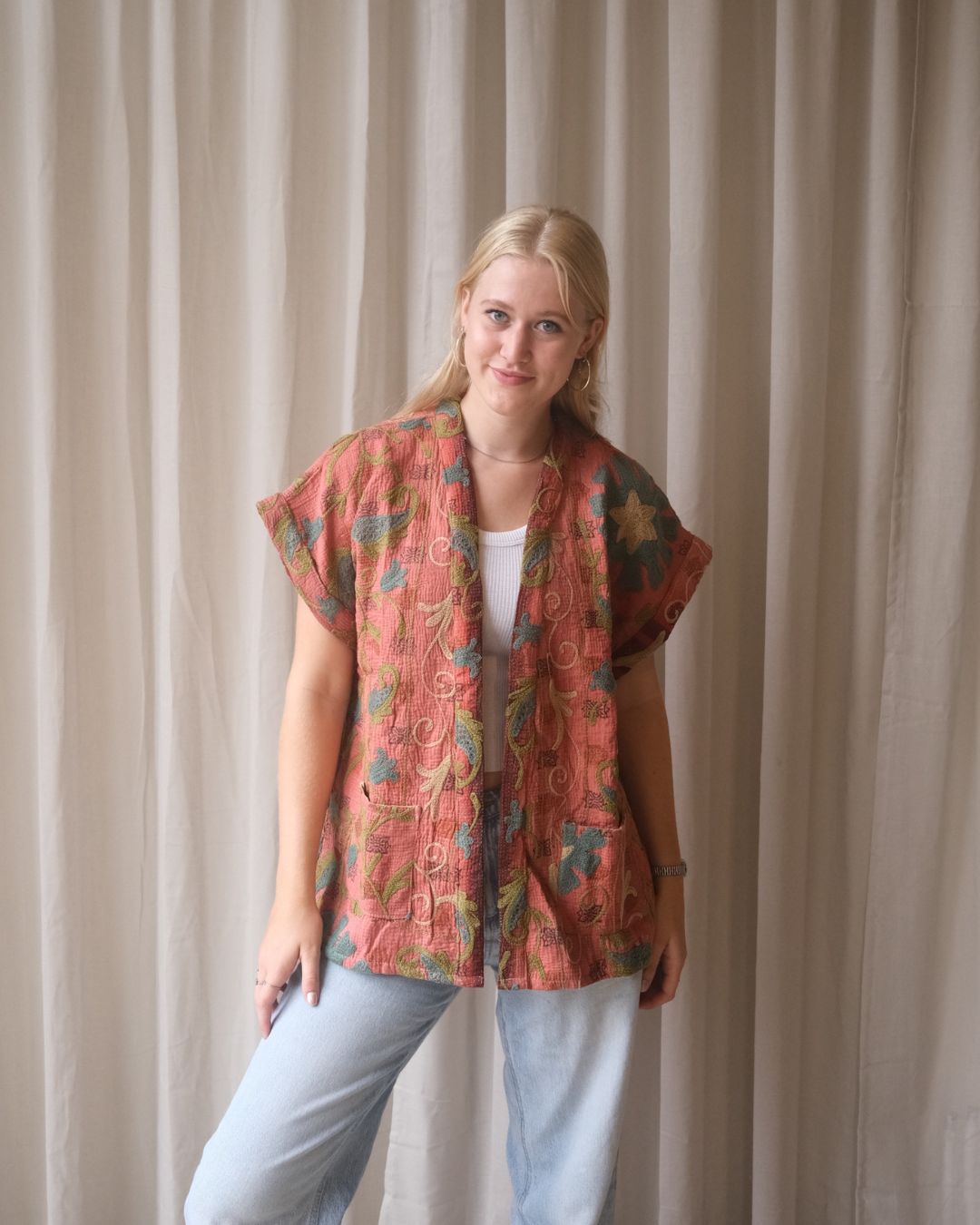 Suzani gilet NO.5