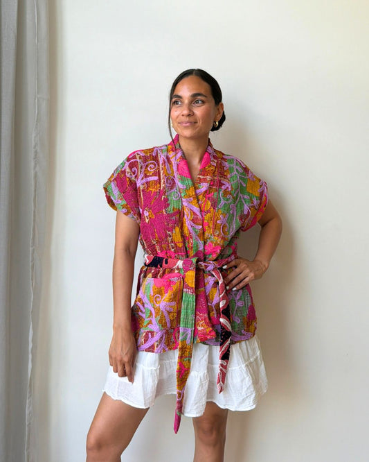 Suzani gilet NO.13