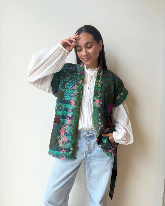 Suzani gilet NO.1