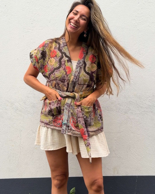 Suzani gilet NO.6