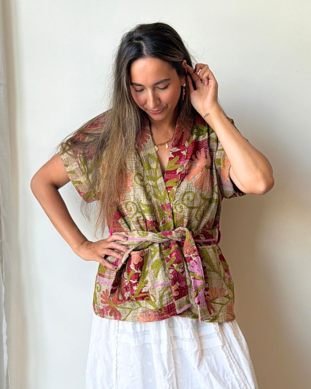 Suzani gilet NO.14