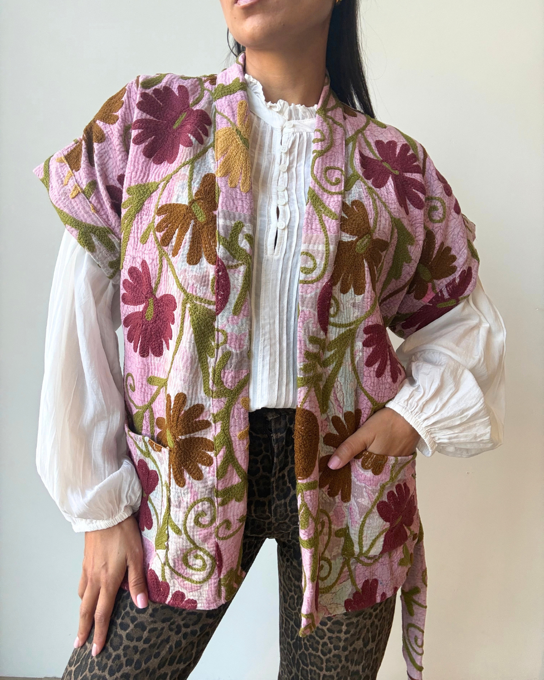 Suzani gilet NO.17
