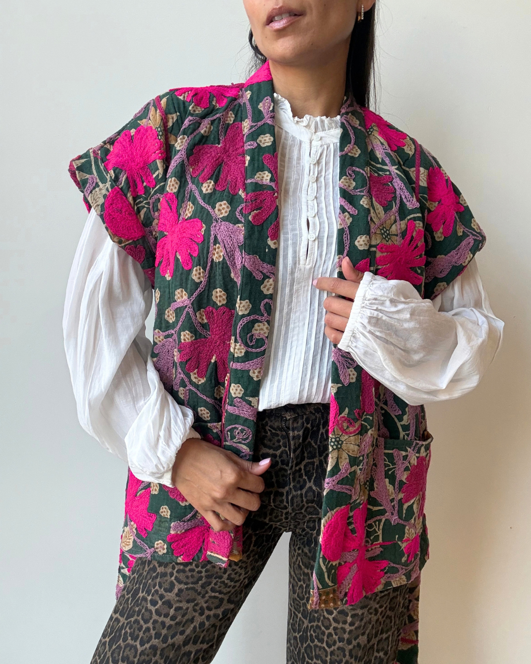 Suzani gilet NO.16