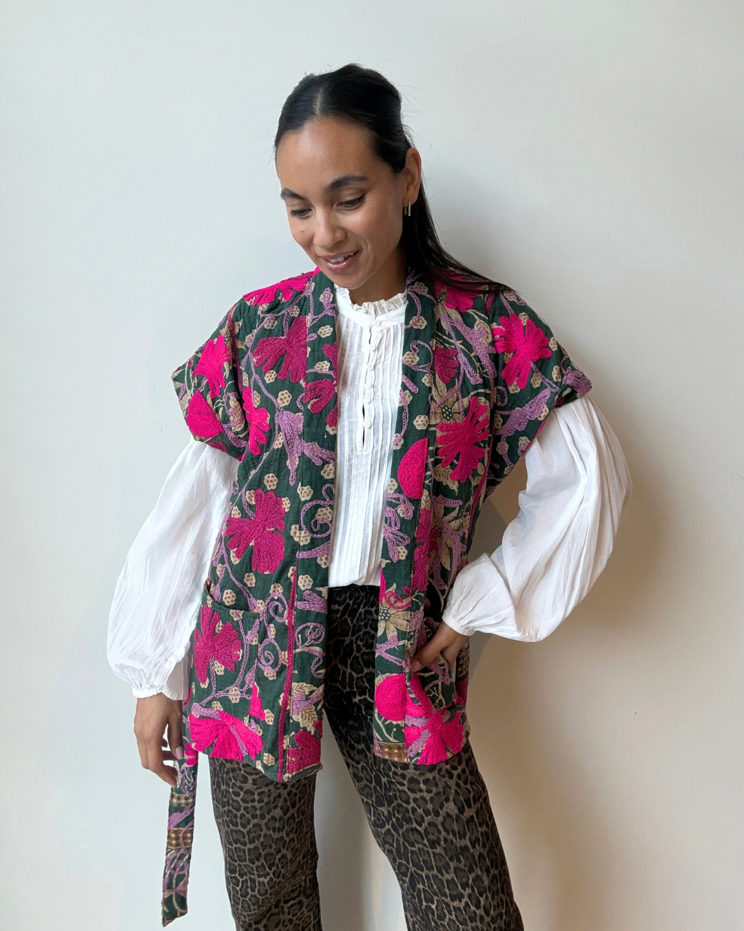 Suzani gilet NO.16