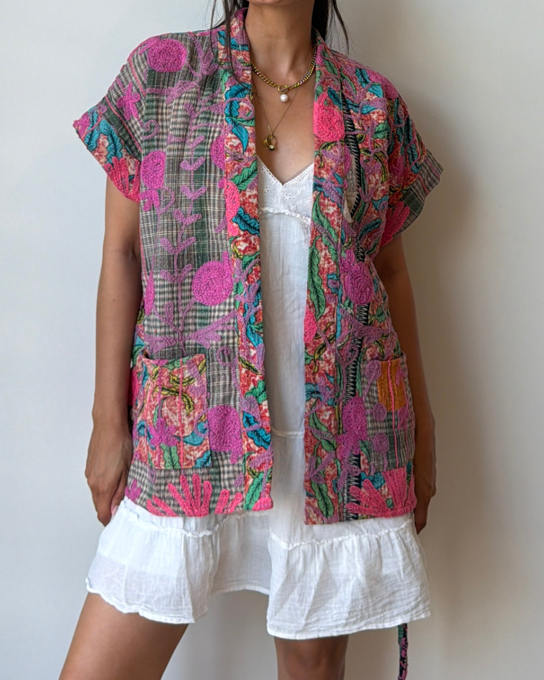 Suzani gilet NO.15
