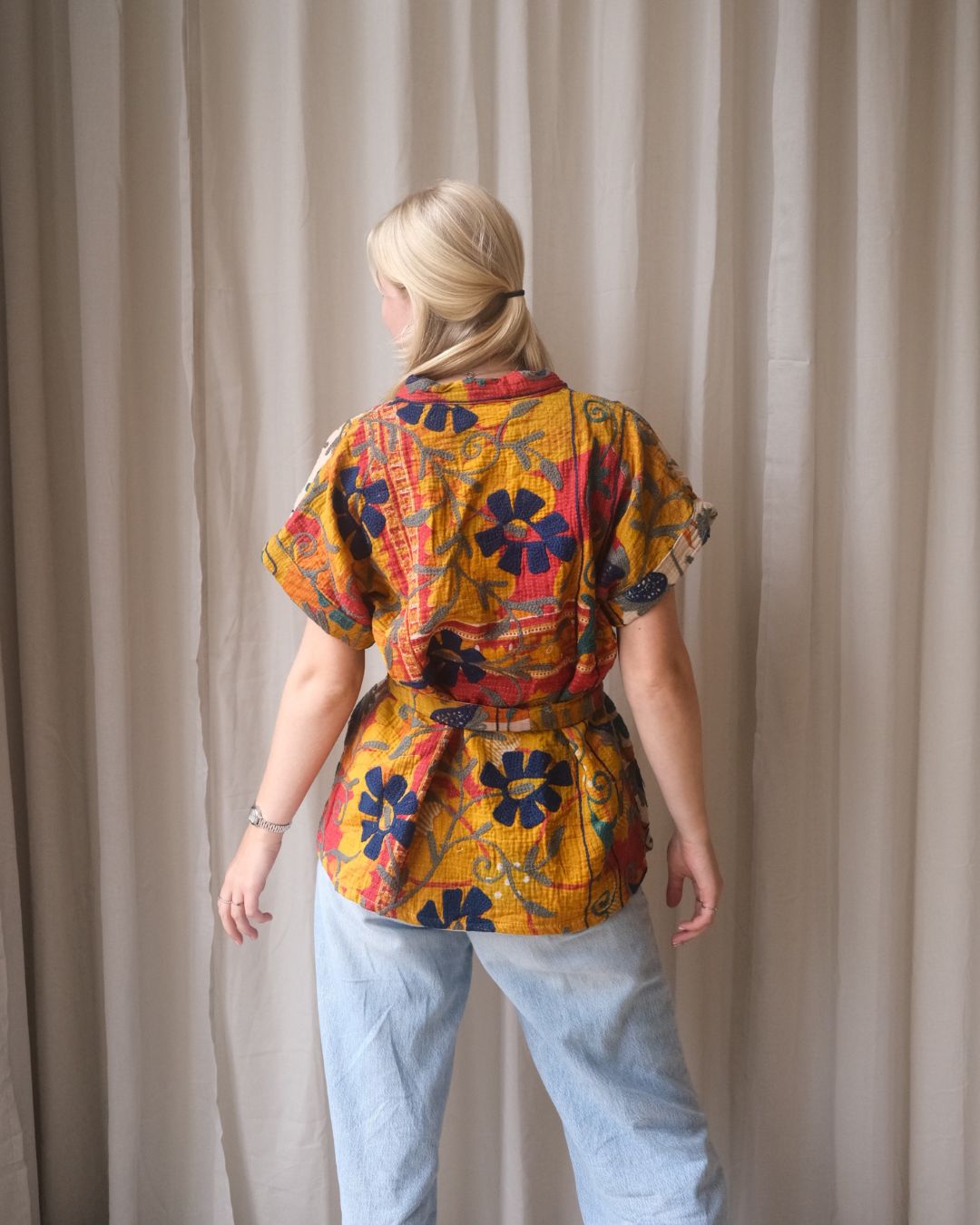 Suzani gilet kimono NO.8