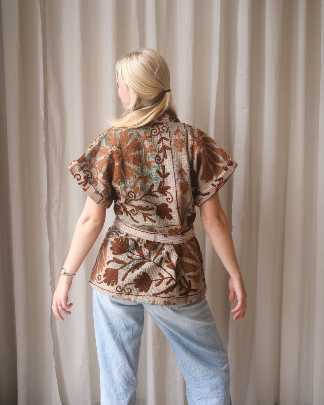 Suzani gilet kimono NO.7