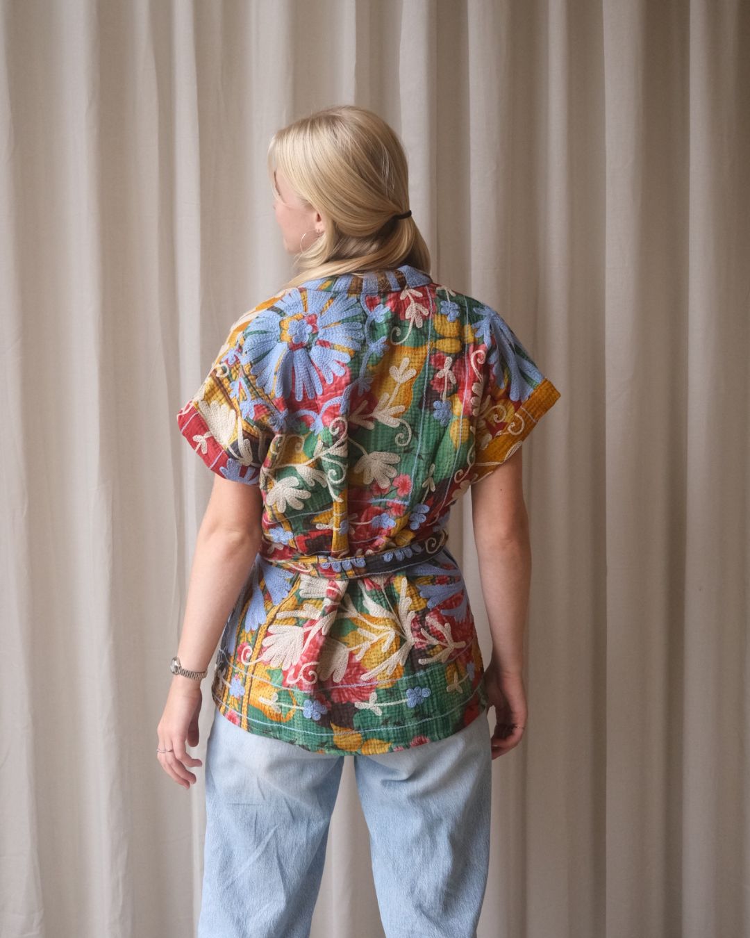 Suzani gilet kimono NO.11