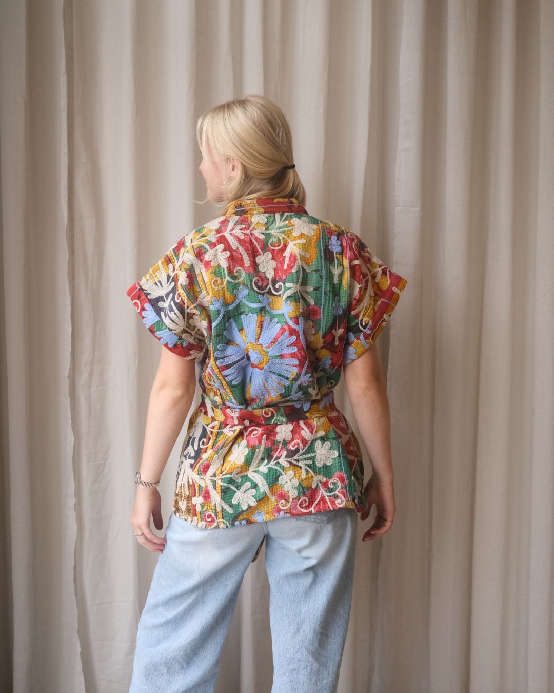 Suzani gilet kimono NO.10