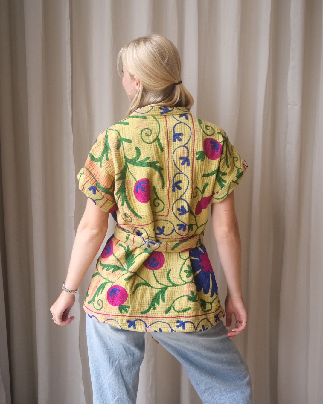 Suzani gilet kimono NO.5
