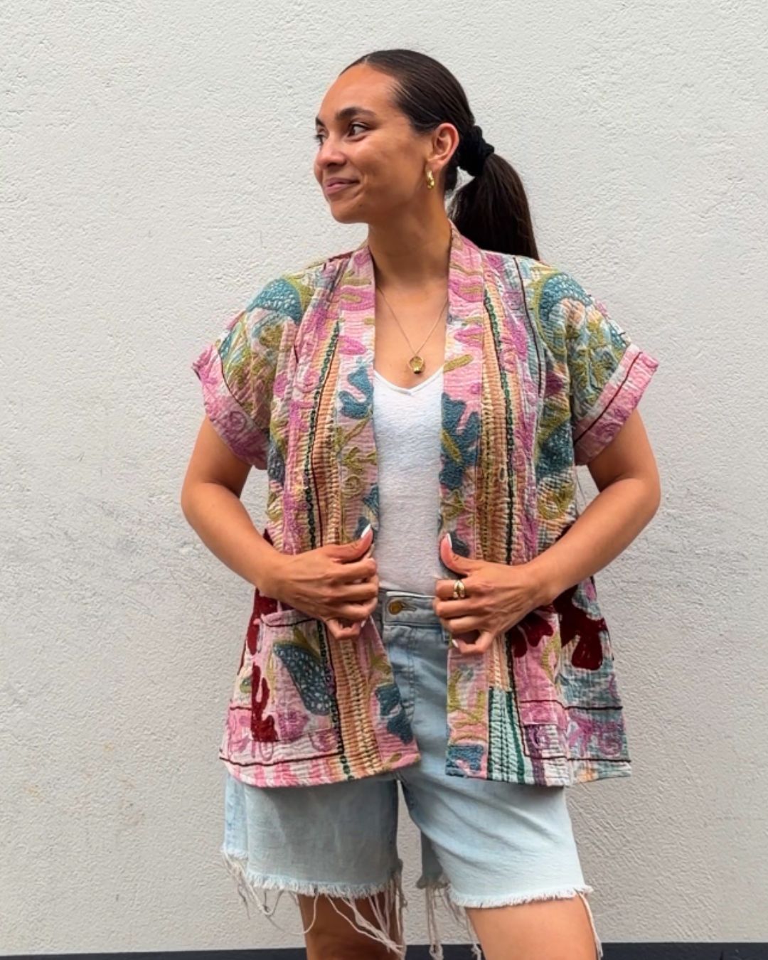 Suzani gilet NO.8