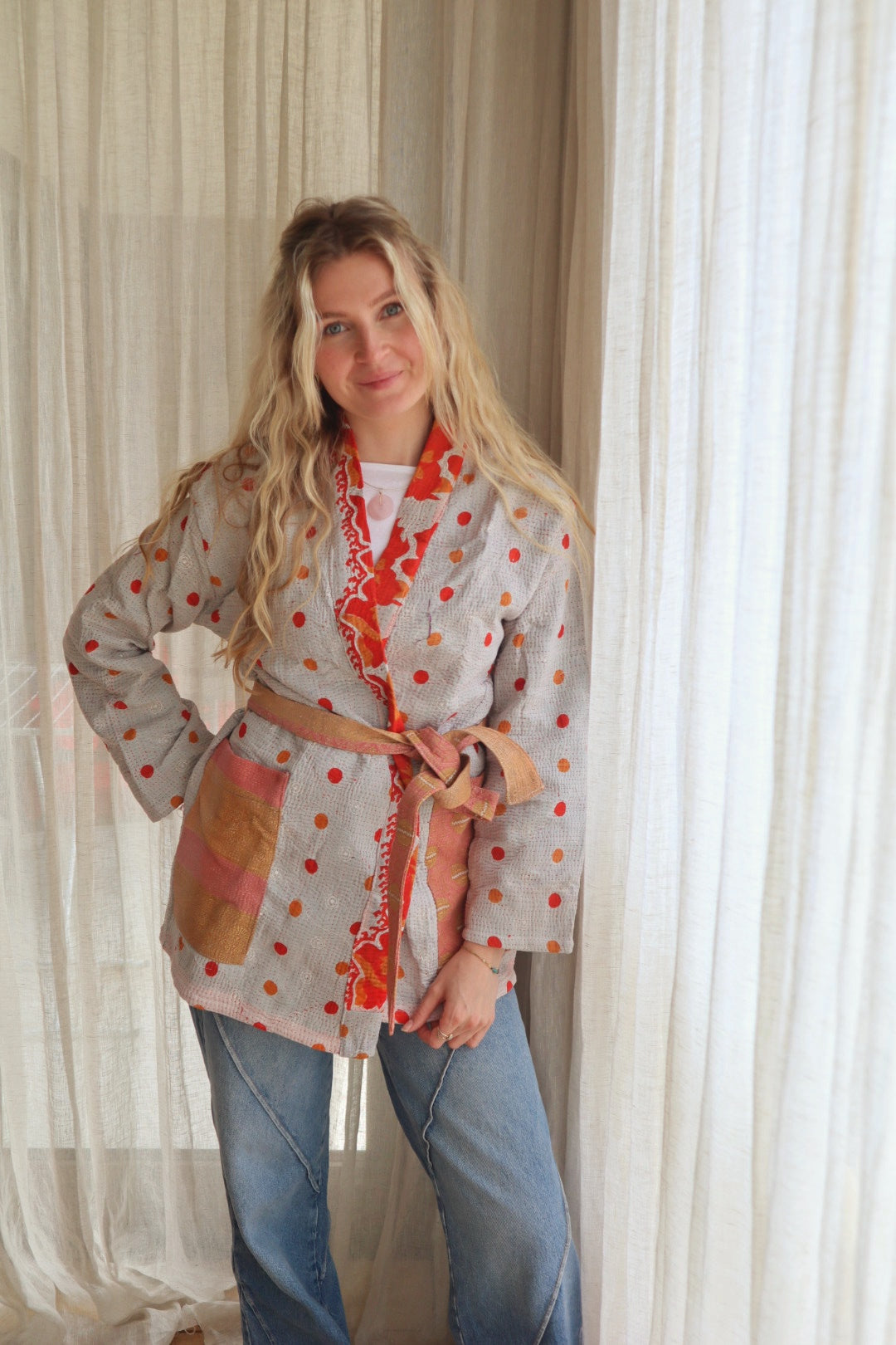 Kantha kimono NO.3