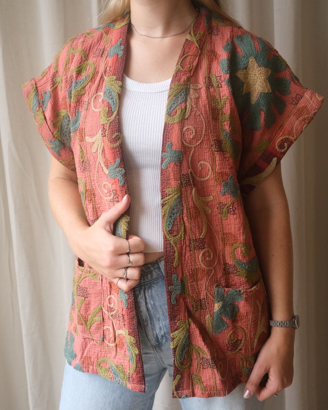 Suzani gilet NO.5