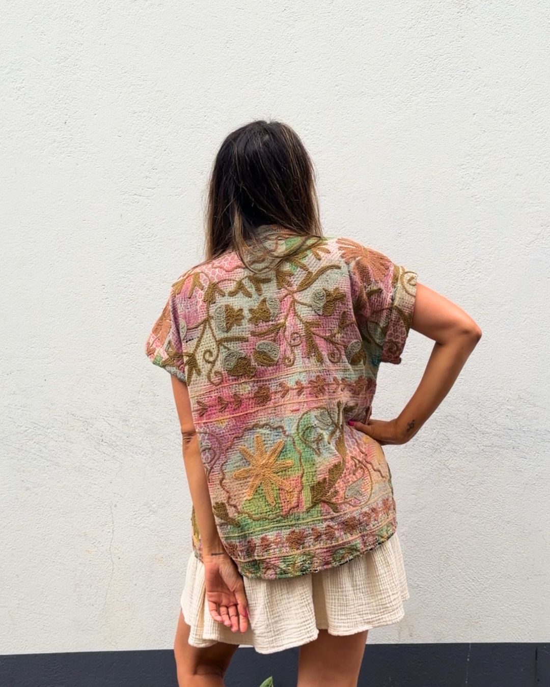 Suzani gilet NO.1