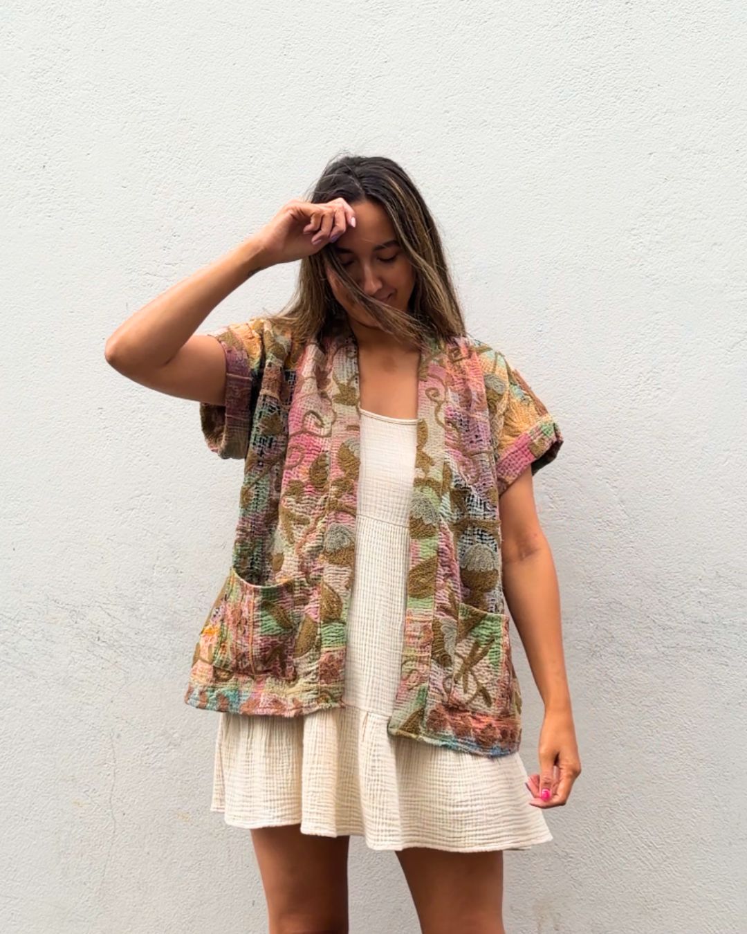 Suzani gilet NO.1