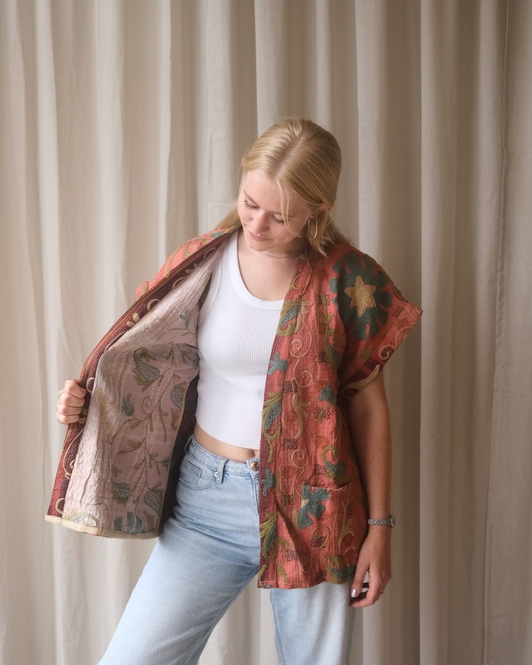 Suzani gilet NO.5