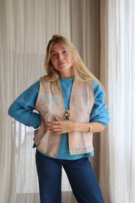 Kantha gilet NO.5