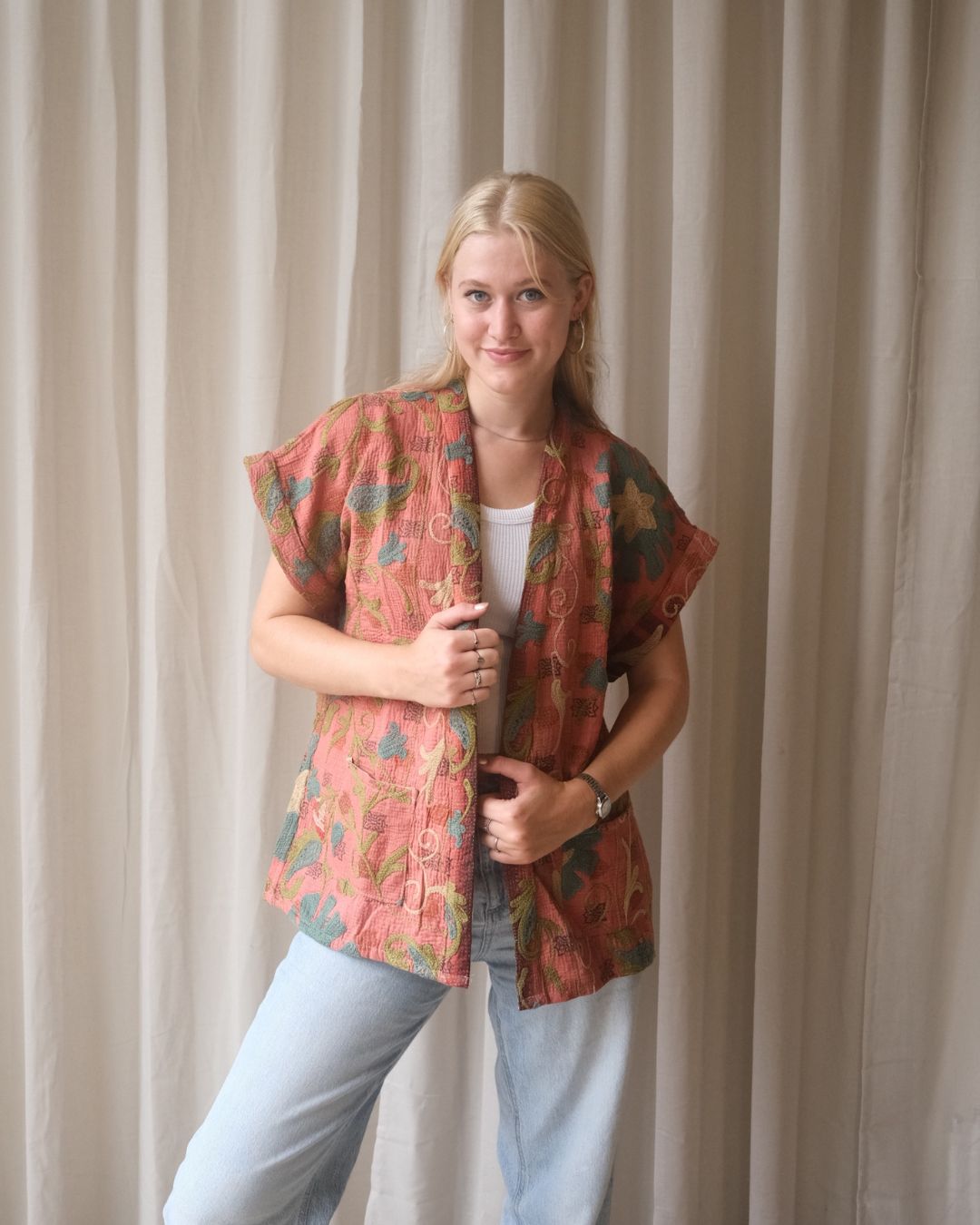 Suzani gilet NO.5