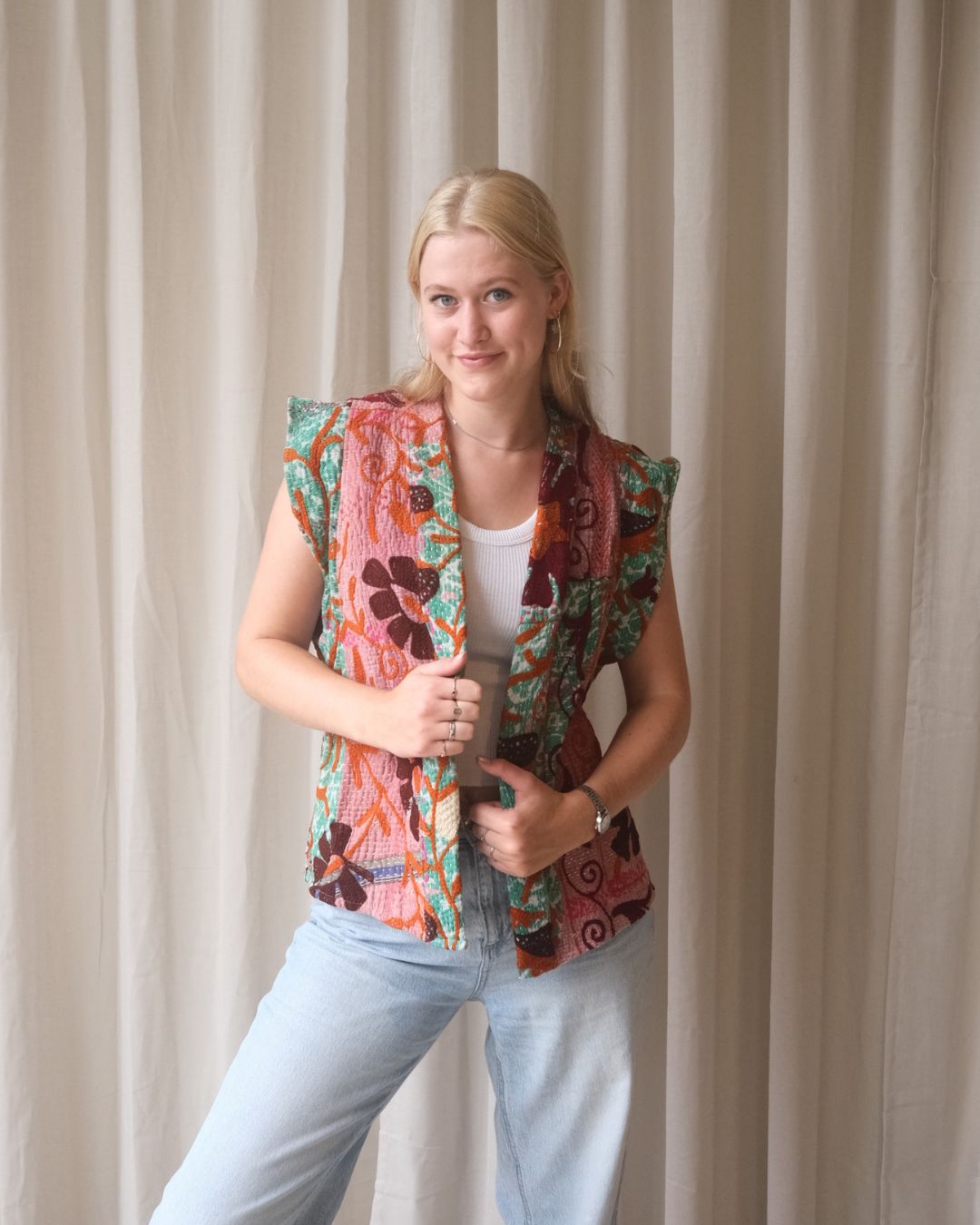 Suzani gilet NO.3