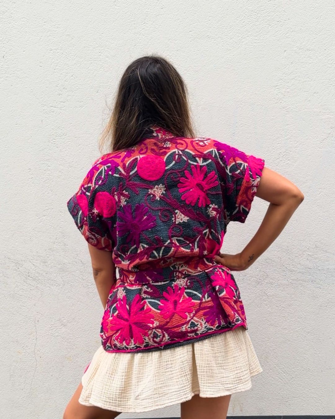 Suzani gilet NO.2