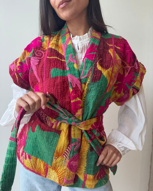 Suzani gilet NO.8