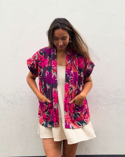 Suzani gilet NO.2