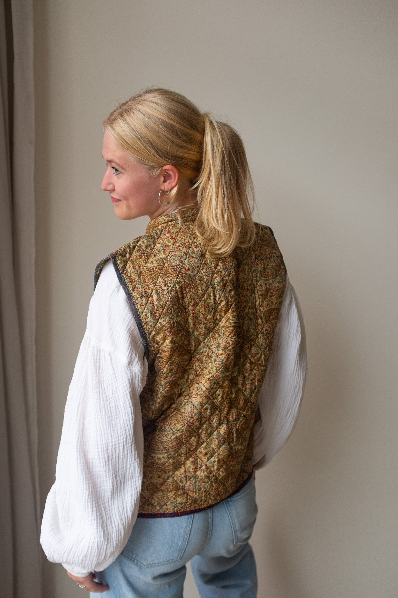 Silk gilet NO.11