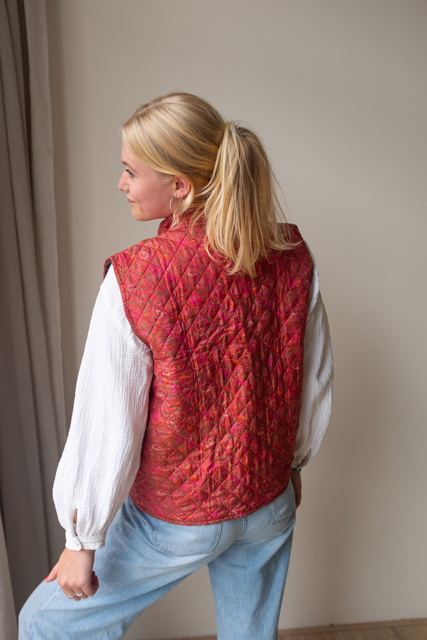 Silk gilet NO.13